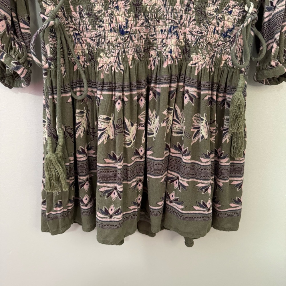Free People Moonlight Drive Dress Floral Boho Small - Picture 8 of 16